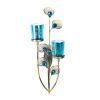 Accent Plus Peacock Feathers Candle Wall Sconce