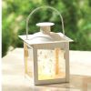 Accent Plus Vine Pattern Square Garden Lantern - 5 inches