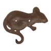 Accent Plus Cast Iron Mouse Wall Hooks - Set of 2