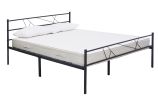 EASE-WAY Twin Size Bed Frames Metal, Modern Style Headboard and Footboard, Easy Assembly, Premium Stable Steel Slat Support, No Box Spring Needed (Bla