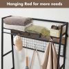 Good & Gracious Coat Rack Entryway Organizer/ Hall Tree with Bench, Shoe Storage and Multiple Coat Hooks
