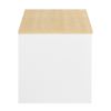 19.7'' Tall 1 - Drawer Nightstand in White/Beige