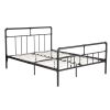 Metal Bed Frame Full with Headboard and Footboard, Noise-Free and Anti-Slip Mattress Foundation, Platform Bed Frame No Box Spring Needed RT
