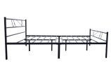 EASE-WAY Twin Size Bed Frames Metal, Modern Style Headboard and Footboard, Easy Assembly, Premium Stable Steel Slat Support, No Box Spring Needed (Bla