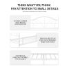 twin size single bed frame in white color for adult and children used in bedroom or dormitory with large storage space under the bed