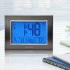 AcuRite 7-inch Atomic Alarm Clock with Date, Day of Week and Temperature