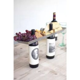 Galvanized Double Bottle Serving Topper