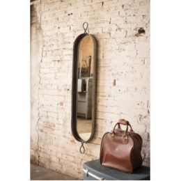 Tall Oval Wall Mirror