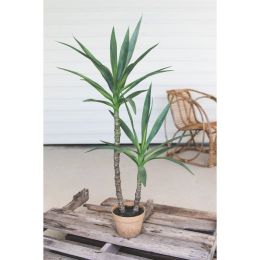 Artificial Heneken Plant With Faux Terracotta Pot
