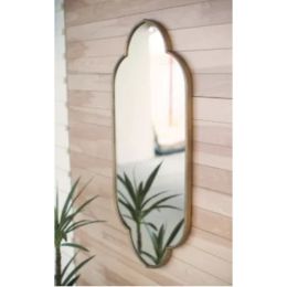 Gold Metal Framed Mirror