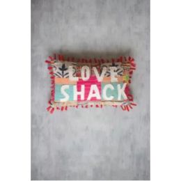 Love Shack Kantha Pillow