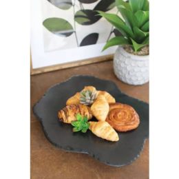 Black Limestone With Rustic Edge Lazy Susan