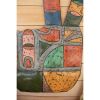 Painted Metal Hand Peace Sign Wall Hanging