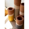 Set Of Four Double-Dipped Clay Cylinder Vases