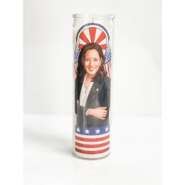 Kamala Harris Prayer Candle with Suit