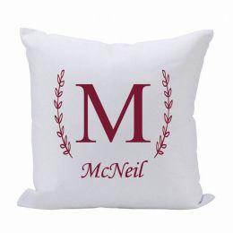 Pillow 16X16 Single Letter/Family Name