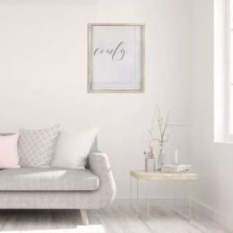 Neutral Tones Comfy Natural Wood Framed Wall Art