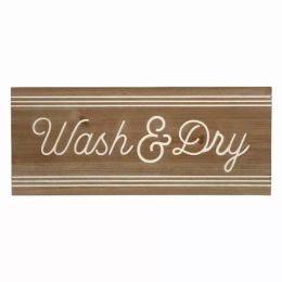 Modern Farmhouse Wash And Dry Wall Art