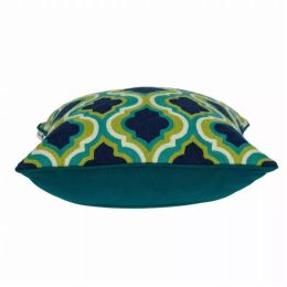 20" x 7" x 20" Handmade Traditional Multicolored Pillow Cover With Poly Insert