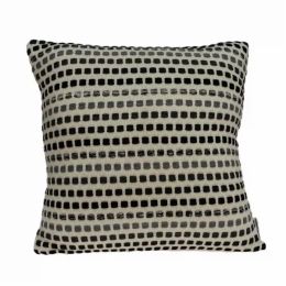 20" x 7" x 20" Stunning Transitional Tan Accent Pillow Cover With Down Insert