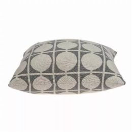 20" x 7" x 20" Clean Tan Accent Pillow Cover With Down Insert
