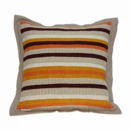 20" x 0.5" x 20" Transitional Multicolor Pillow Cover