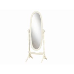 20" x 23" 59" Antique Oval Wood Frame  Mirror