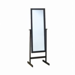 17.5" x 21.25" x 60" CappuccinoWood Frame Mirror