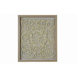 Abstract Paper Circles Shadow Box Wall Art