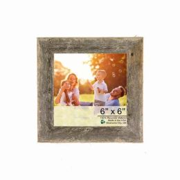 6" x 6" Natural Weathered Gray Picture Frame