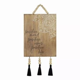Boho Chic Positive Vibes Wall Art