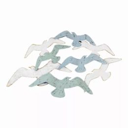 Birds Wall Decor with Distressed Finish