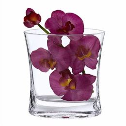 65" Mouth Blown European Made Medium Glass Pocket Vase