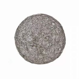 12" X 12" X 12" Silver Iron Extra Large Wire Sphere