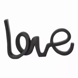 Modern Love Typography Tabletop Decor