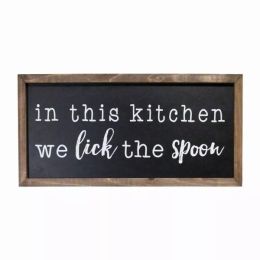 In This Kitchen Chalkboard Style Wall Art