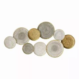 Soho Shimmer Metal Plates Statement Wall Decor