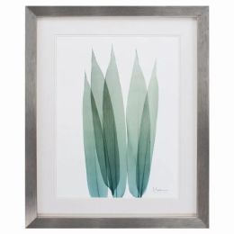 26" X 32" Silver Frame Sea Weed I