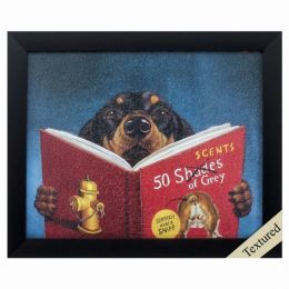 11" X 9" Black Frame 50 Scents Of Gray
