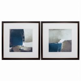 30" X 30" Metallic Bronze Frame Deep Canyon Light (Set of 2)