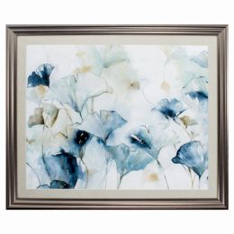 36" X 30" Gunmetal Gray Frame Glorious Gingko