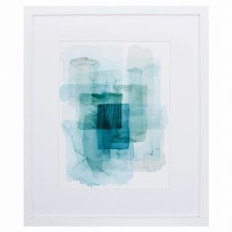 30" X 36" White Frame Wave Spector II