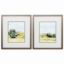 14" X 16" Metallic Bronze Frame Valley Breeze (Set of 2)