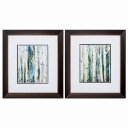 16" X 18" Metallic Bronze Frame River Birch (Set of 2)