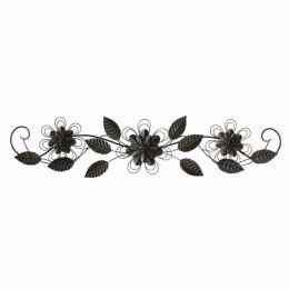 Black Enchanting Over The Door Metal Wall Decor