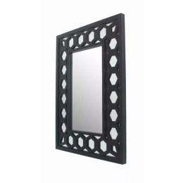 40" x 30" x 2" Black, Vintage, Dressing - Mirror