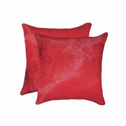 18" x 18" x 5" Firecracker, Cowhide - Pillow 2 Pack