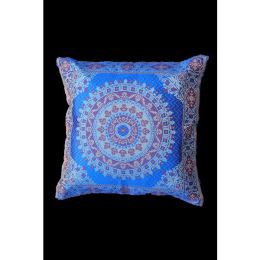 Brocade Silk Mandala Decorative Throw Pillow Case
