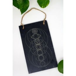 10" Slate Chakra Wall Hanging
