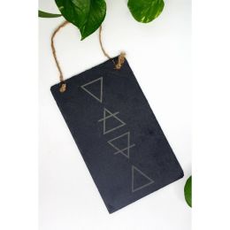 10" Slate Elemental Wall Hanging